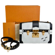 Louis Vuitton Trunk White Epi Leather Shoulder Bag - Jiaxyk